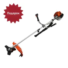 Триммер бензиновый P.I.T. P75103A, 2Т, 2.8/2 л.с./кВт, d=2.4 мм, разб. штанга + Катушка