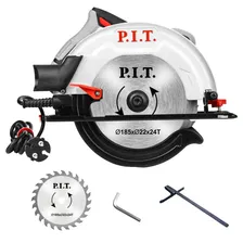 Пила циркулярная P.I.T. 1400Вт PKS185-C3